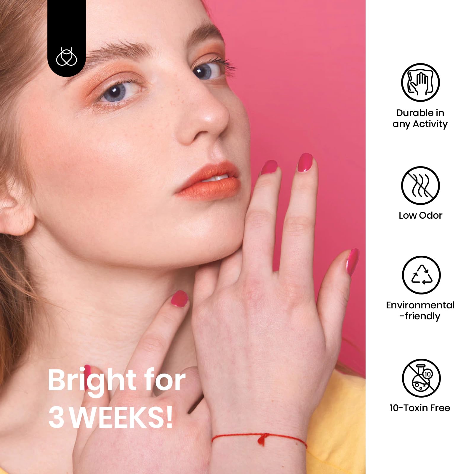 Foto 7 pulgar | Esmalte De Uñas En Gel Beetles Pink Strawberry, 15 Ml Soak Off - Venta Internacional.