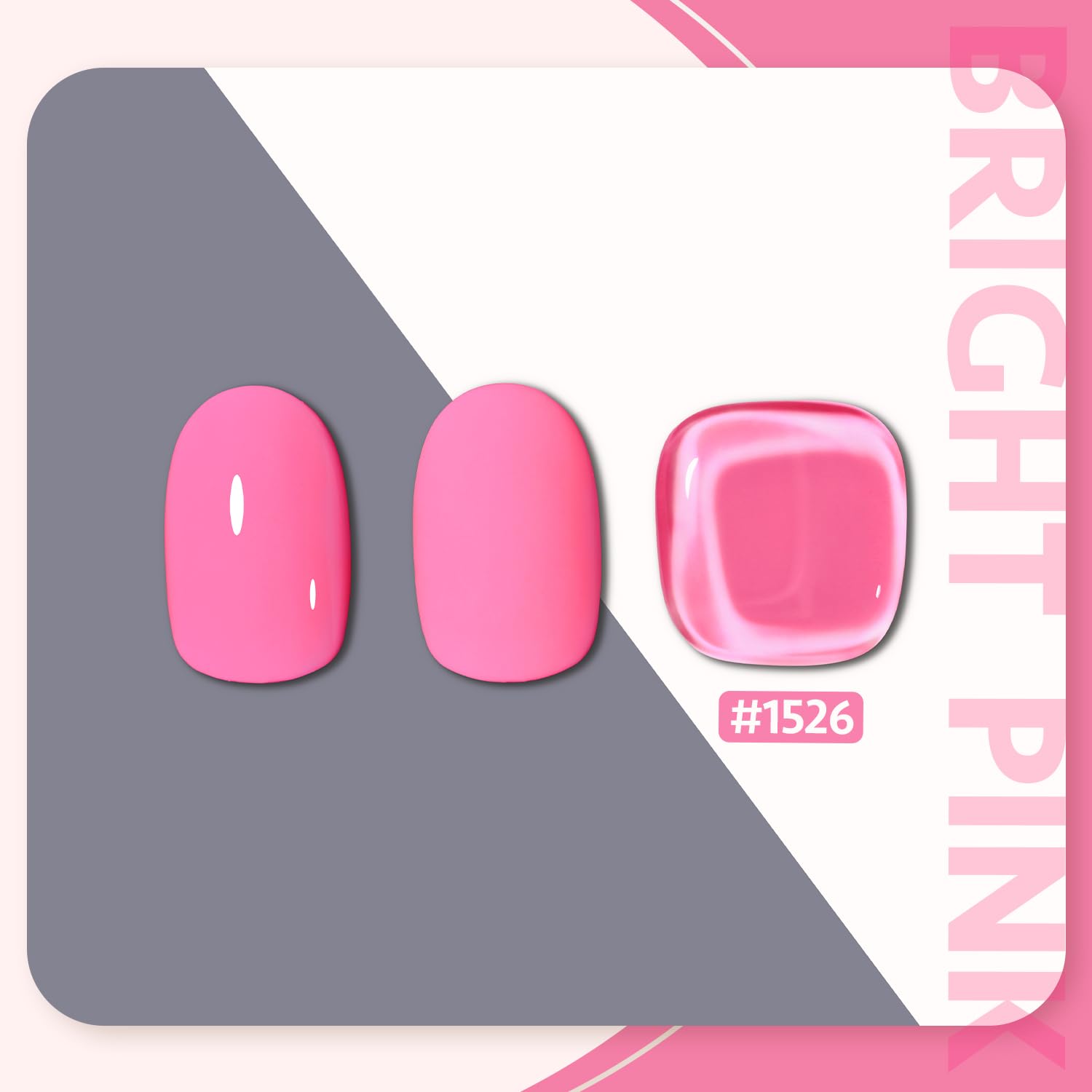Foto 3 pulgar | Esmalte De Uñas En Gel Gaoy Bright Pink, 16 Ml, Remoja Y Cura Con Luz Uv - Venta Internacional.