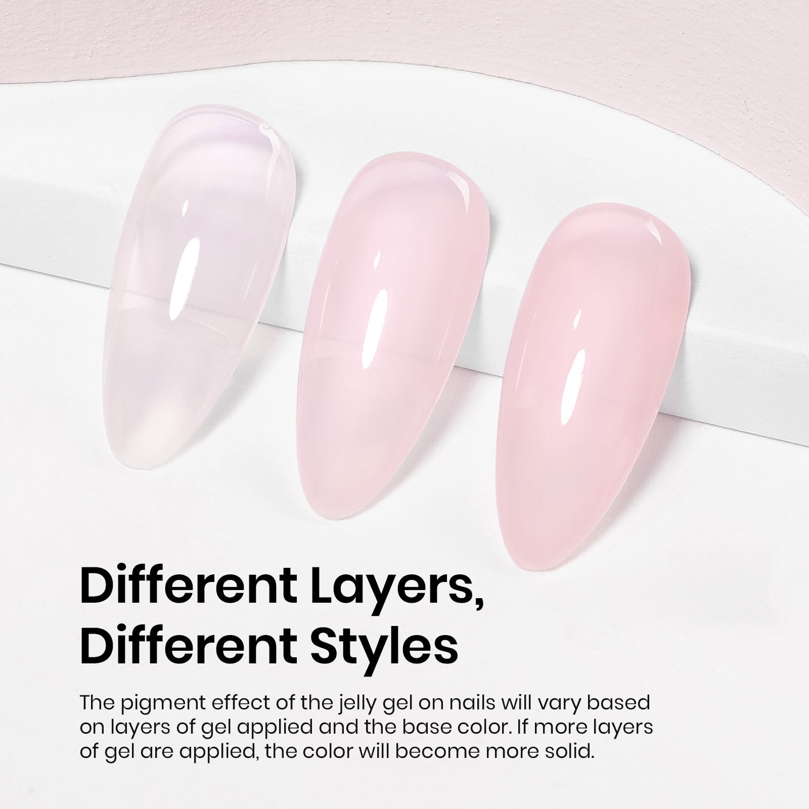 Foto 3 | Set De Esmaltes De Uñas Beetles Neutral Gel, 15 Ml, Color Rosa Nude Con Lámpara - Venta Internacional.