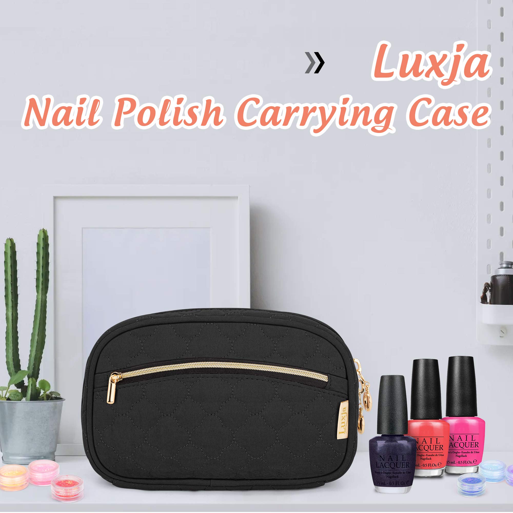 Foto 8 pulgar | Estuche De Esmalte De Uñas Luxja Con Capacidad Para 10 Botellas De 15 Ml Con Bolsillos Con Cierre - Venta Internacional