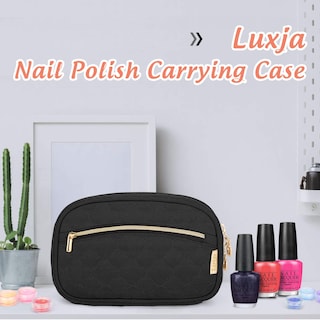 Foto 7 | Estuche De Esmalte De Uñas Luxja Con Capacidad Para 10 Botellas De 15 Ml Con Bolsillos Con Cierre - Venta Internacional