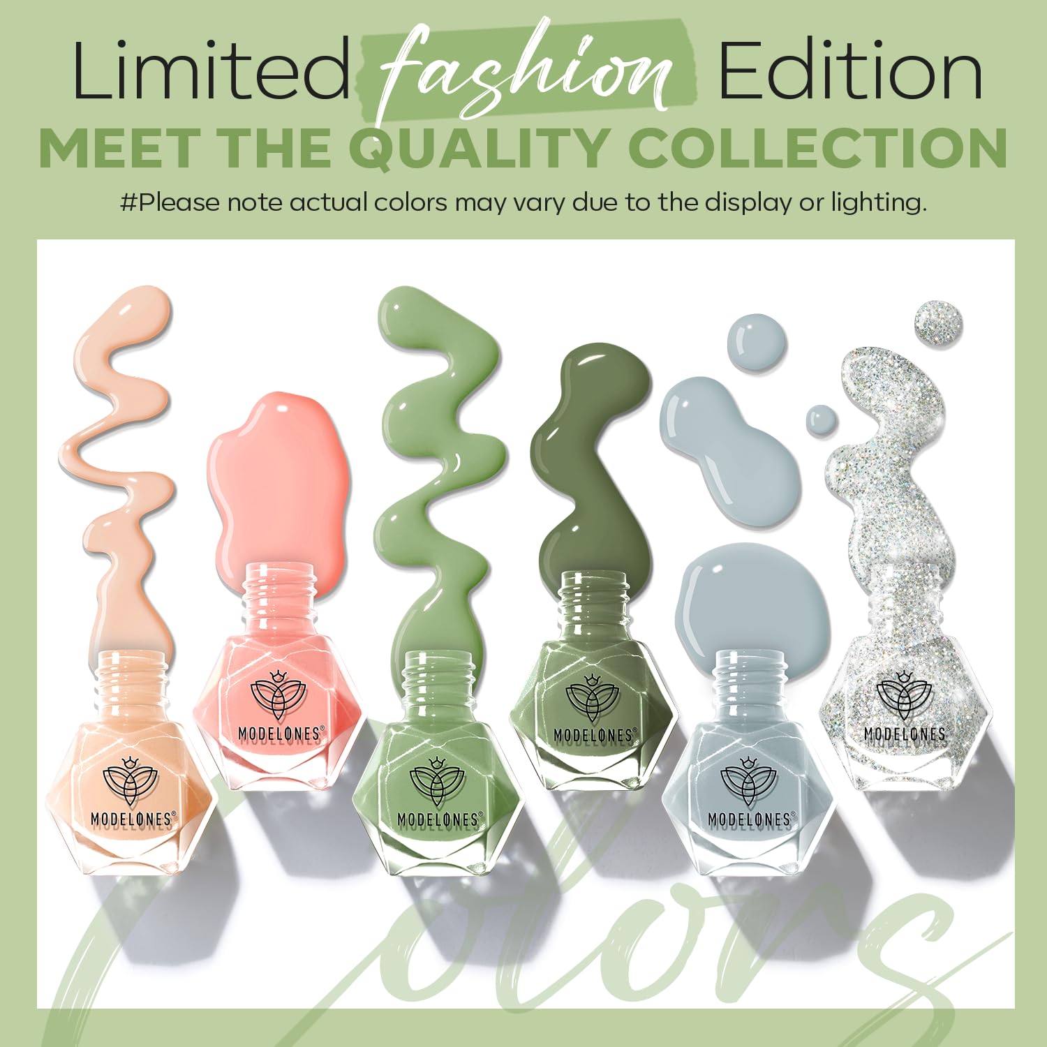 Foto 2 | Set De Esmaltes De Uñas Modelones 6 Colores Para El Día De San Patricio - Venta Internacional.