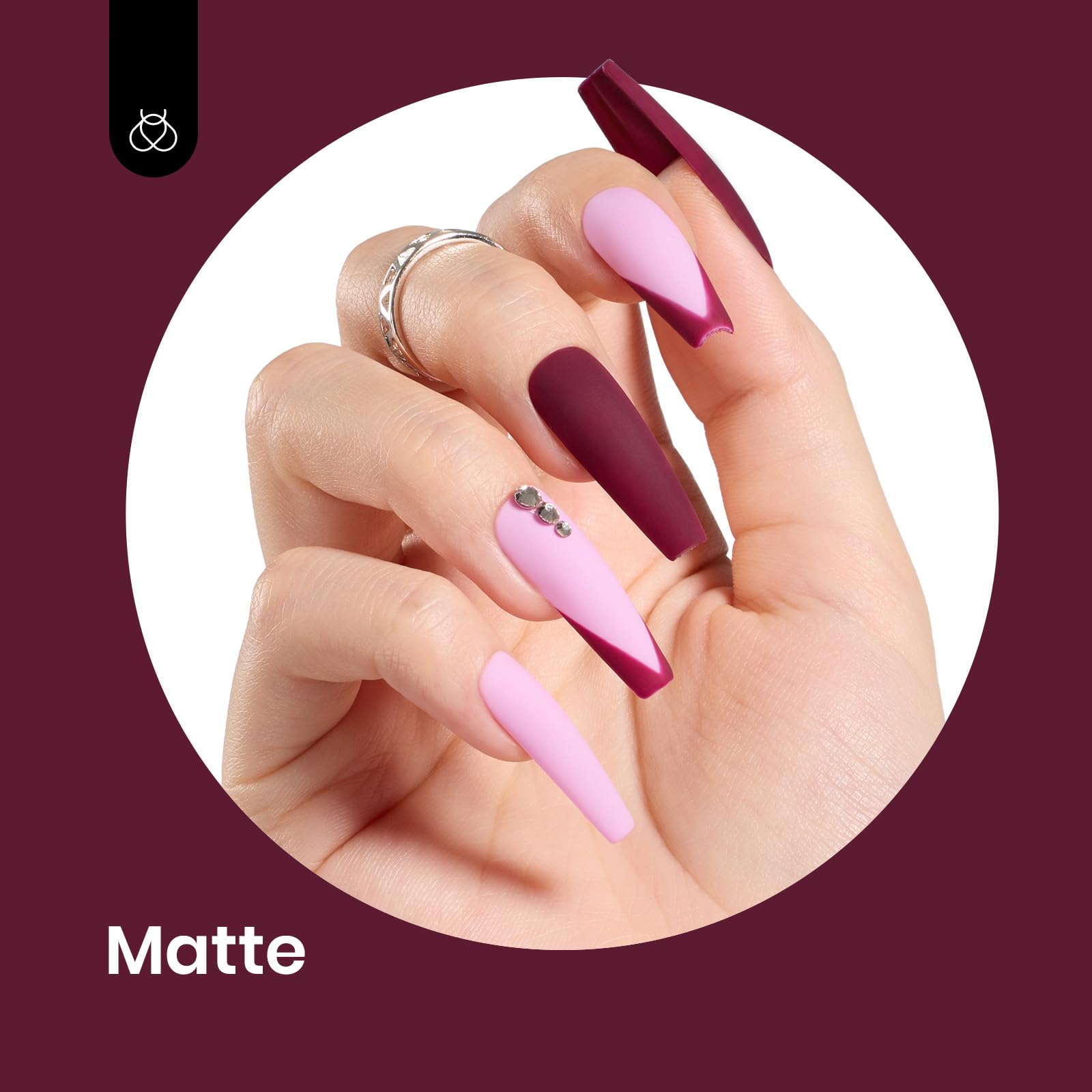Foto 4 | Esmalte De Uñas En Gel Beetles Mellow Plum, Rojo Oscuro, 15 Ml, Para Mujer - Venta Internacional.