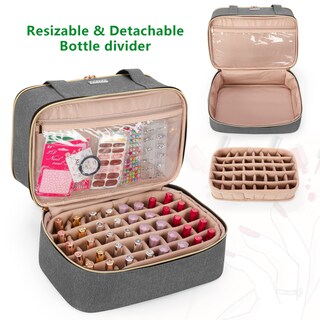 Foto 4 | Organizador De Esmaltes De Uñas Bafaso Con Capacidad Para 40 Botellas Y Lámpara De Uñas - Venta Internacional.