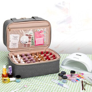 Foto 6 | Organizador De Esmaltes De Uñas Bafaso Con Capacidad Para 40 Botellas Y Lámpara De Uñas - Venta Internacional.