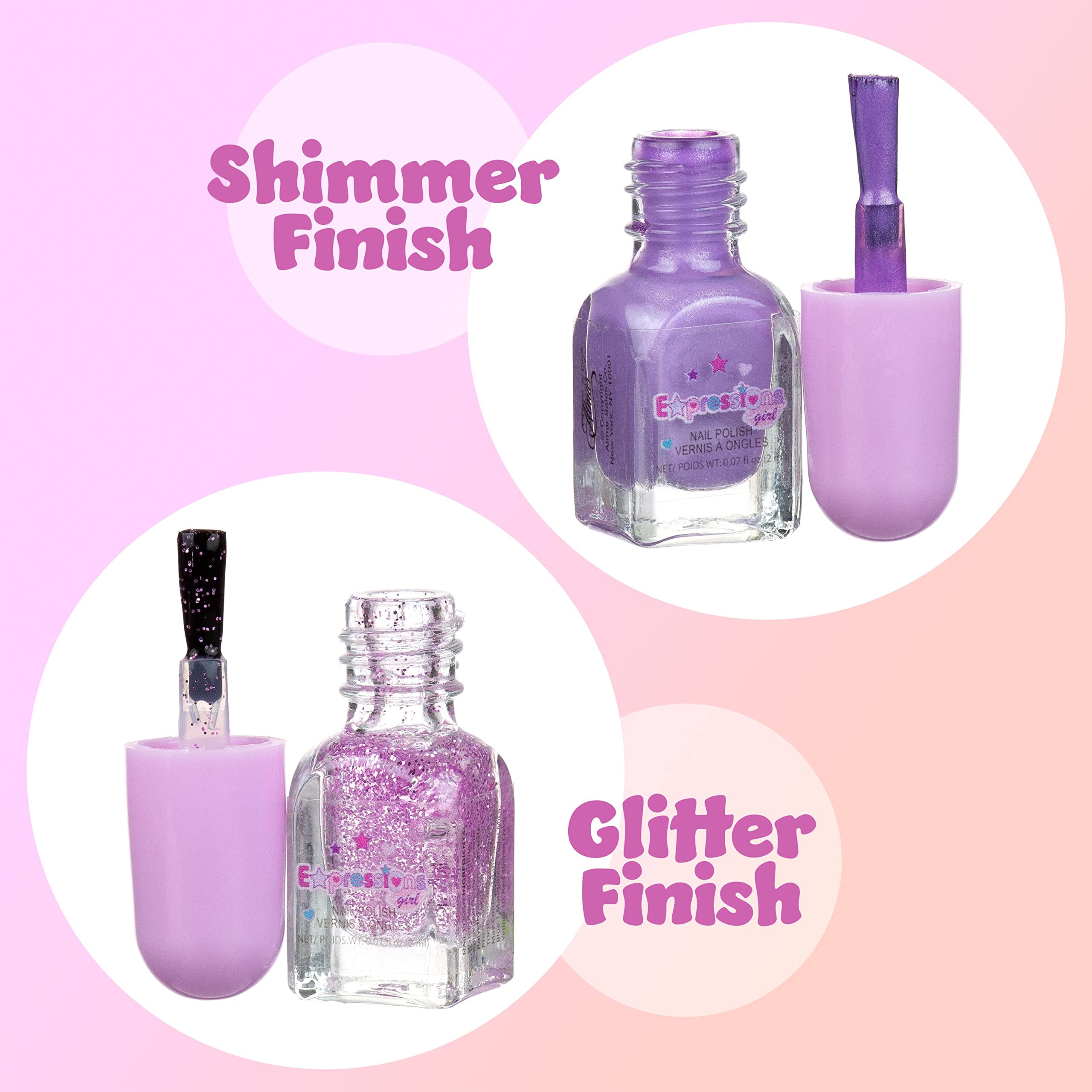 Foto 6 pulgar | Set De Esmaltes De Uñas Expressions Girl Scented 24 Piezas Con Funda De Transporte - Venta Internacional.
