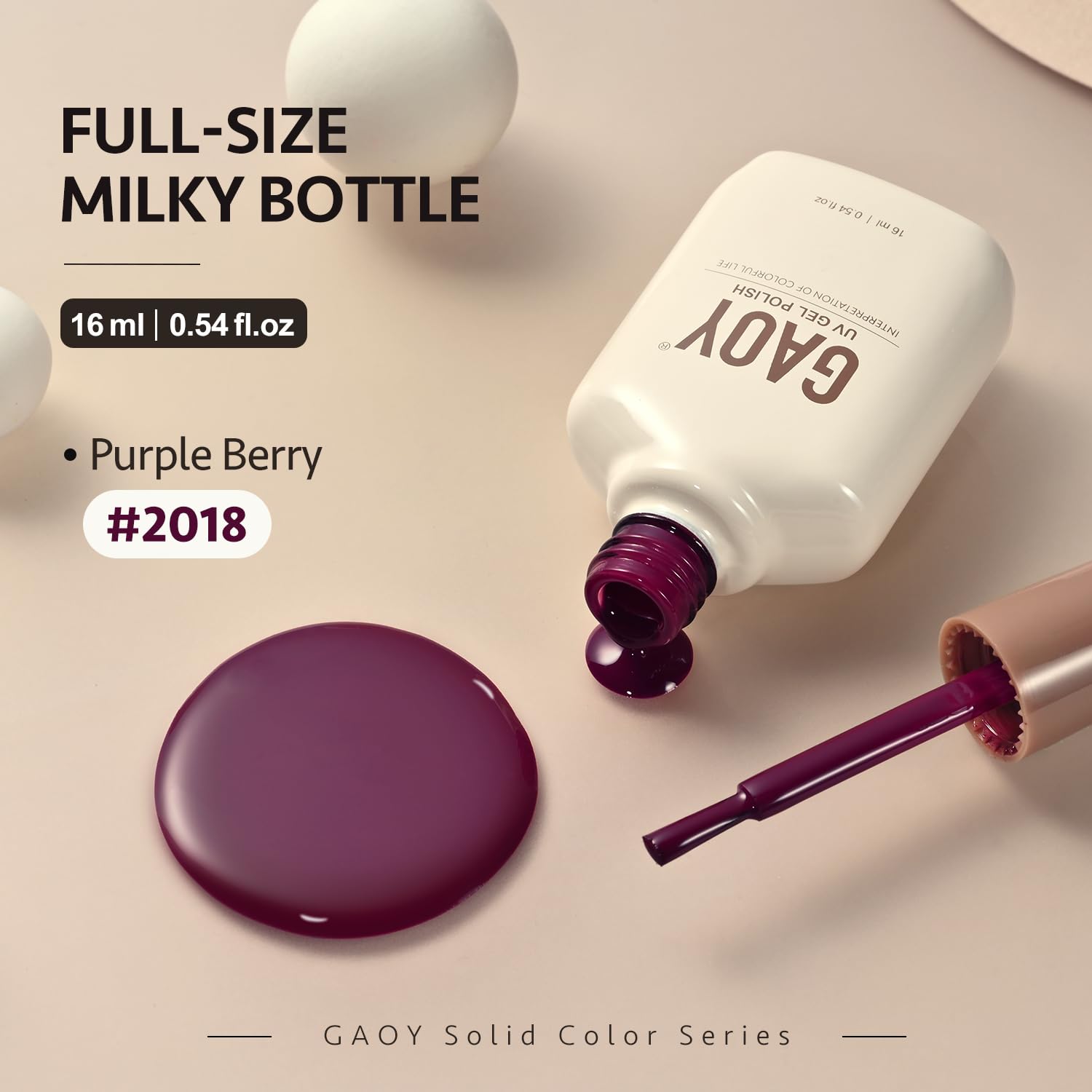 Foto 6 pulgar | Esmalte De Uñas Gaoy Purple Gel, 16 Ml, Remoja Y Cura Con Luz Uv - Venta Internacional.