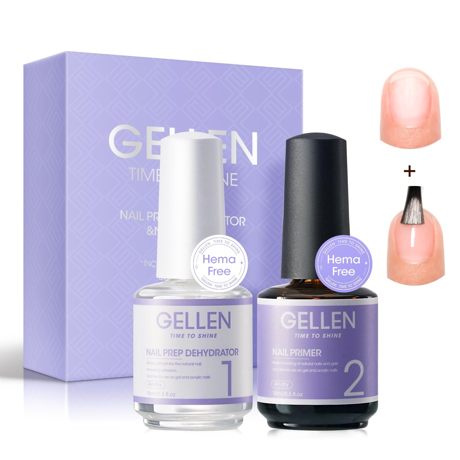 Foto 2 pulgar | Deshidratador E Imprimador De Uñas Gellen, Sin Hemas Ni Ácidos, 30 Ml - Venta Internacional.