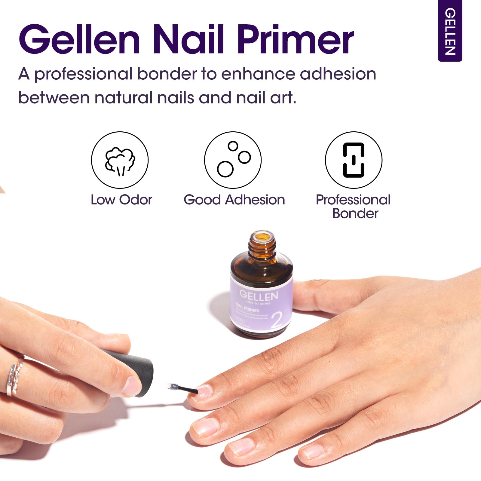 Foto 7 pulgar | Deshidratador E Imprimador De Uñas Gellen, Sin Hemas Ni Ácidos, 30 Ml - Venta Internacional.