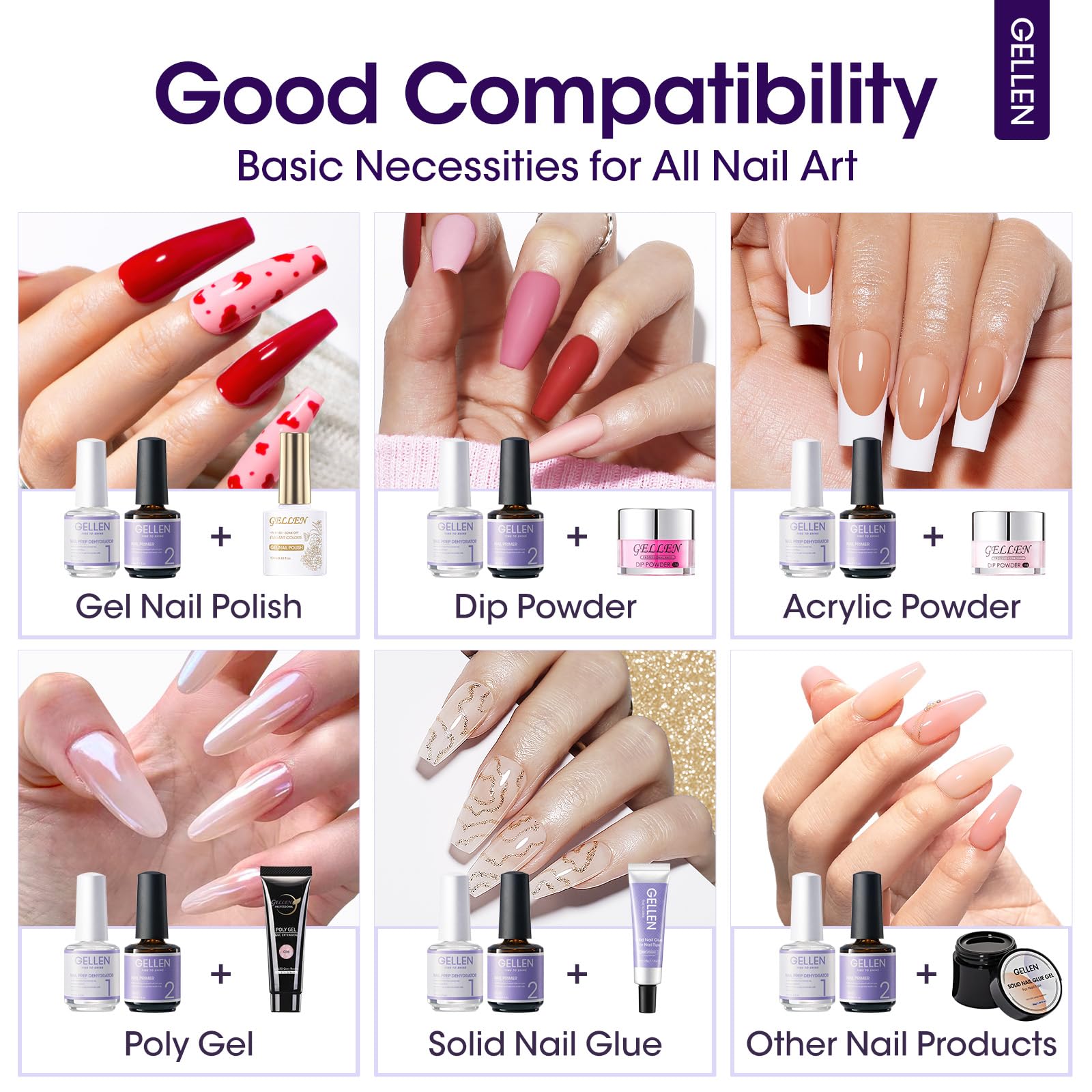 Foto 8 pulgar | Deshidratador E Imprimador De Uñas Gellen, Sin Hemas Ni Ácidos, 30 Ml - Venta Internacional.