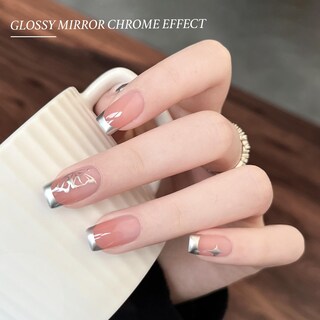 Foto 5 | Esmalte De Uñas En Gel Gaoy Cromado Plateado, 8 Ml, Efecto Espejo 3d - Venta Internacional.