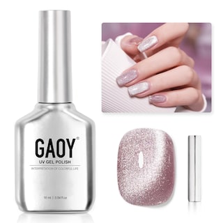 Foto 1 | Esmalte De Uñas Gaoy Pink Glassy Cat Eye Gel 16 Ml Con Imán 2146 - Venta Internacional.