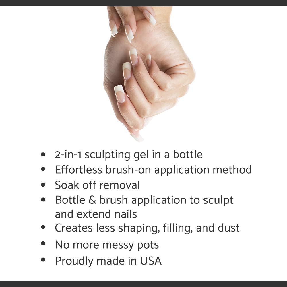 Foto 5 pulgar | Gel De Extensión De Uñas Para La Enfermedad Inflamatoria Intestinal, Suave, Blanco, 15 Ml - Venta Internacional.