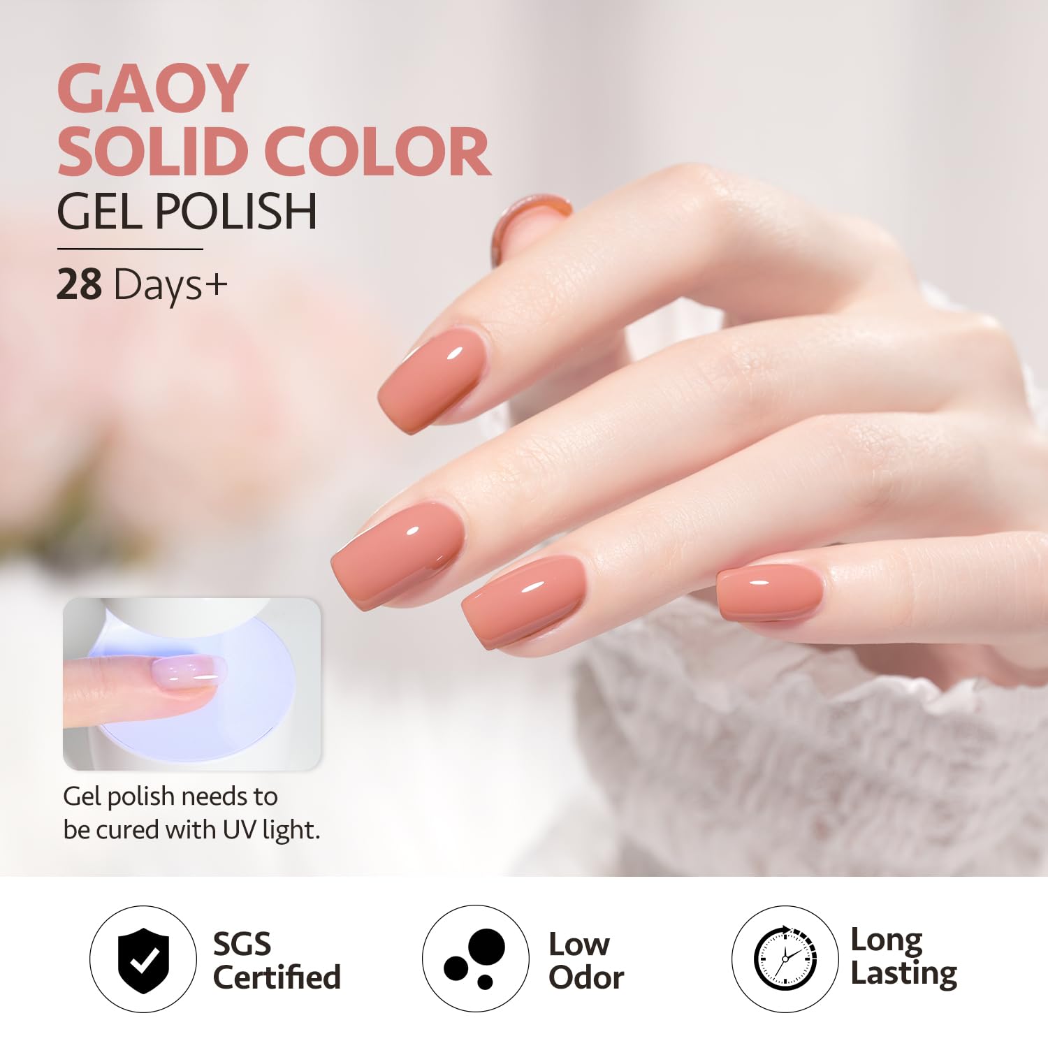 Foto 6 pulgar | Set De Esmaltes De Uñas En Gel Gaoy Green White Spring, 6 Colores, 7,3 Ml - Venta Internacional.
