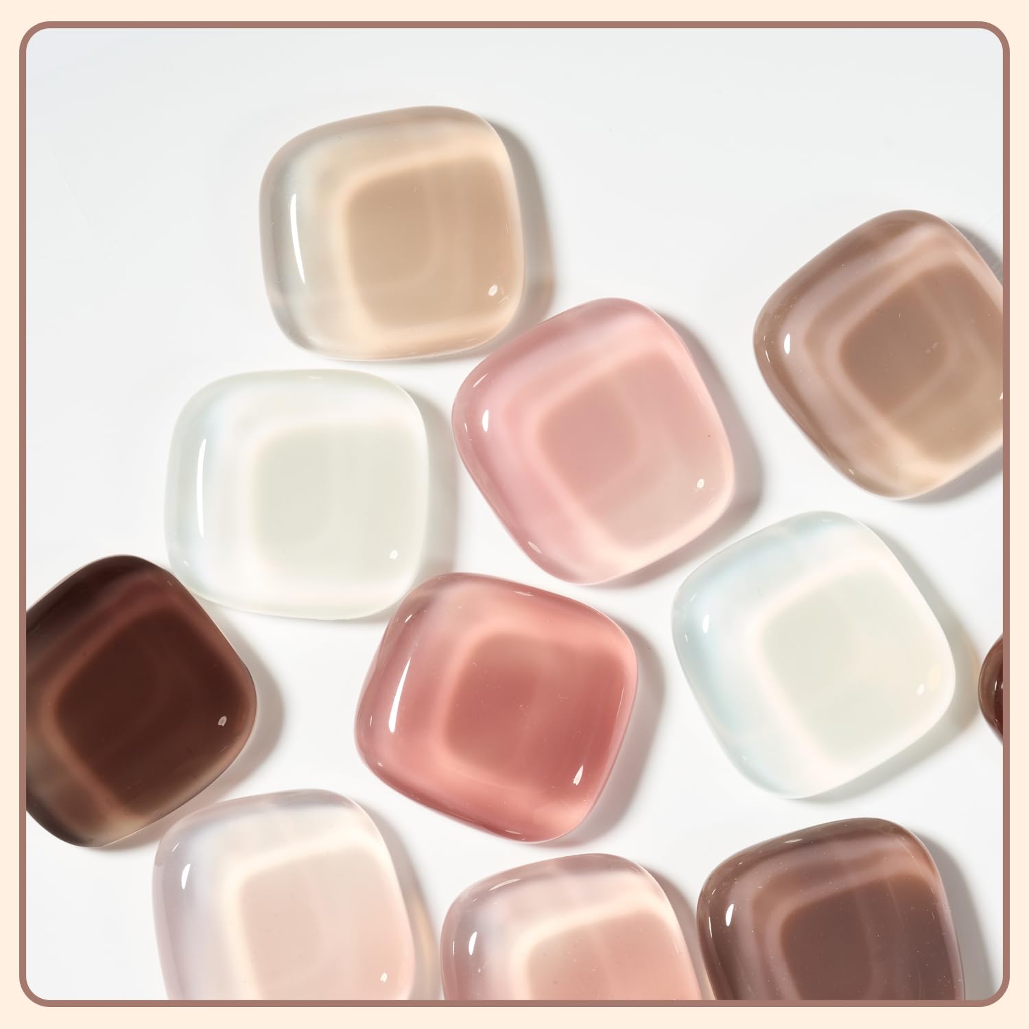 Foto 6 | Set De Esmaltes De Uñas Gaoy Rose Brown Jelly Gel, 6 Colores, 6,5 Ml - Venta Internacional.