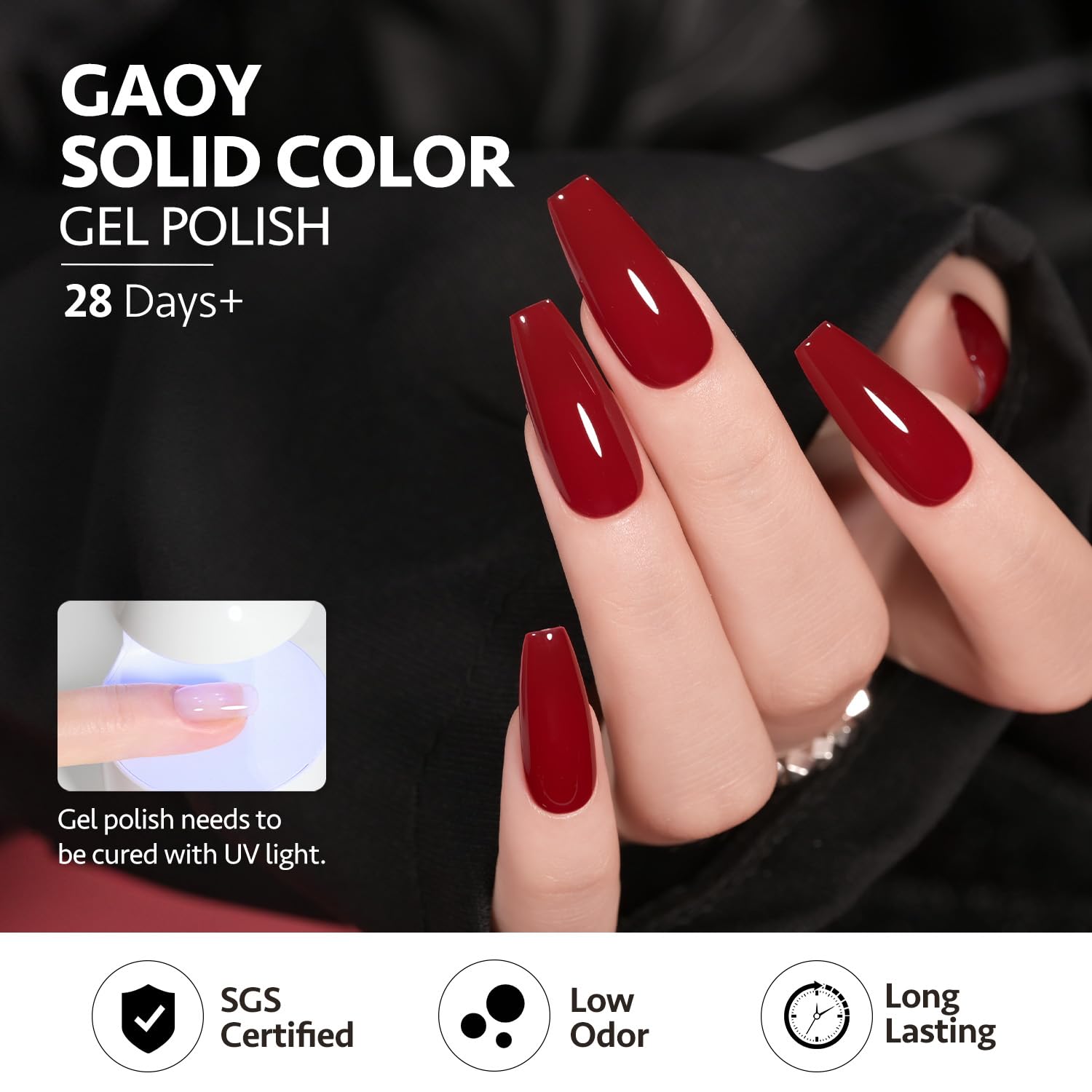 Foto 7 pulgar | Set De Esmaltes De Uñas En Gel Gaoy Berry Collection Hot Pink 6,5 Ml X6 - Venta Internacional.