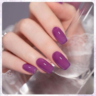 Foto 3 | Set De Esmaltes De Uñas Gaoy Jelly Purple Gel 6 Colores, 6,5 Ml - Venta Internacional.