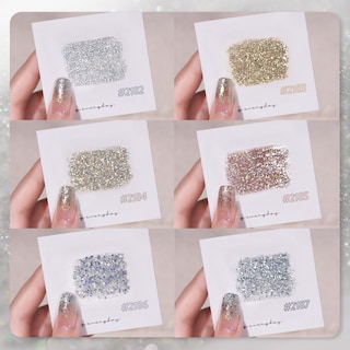 Foto 2 | Set De Esmaltes De Uñas Gaoy Reflective Glitter, 6 Colores, 6,5 Ml, Soak Off - Venta Internacional.