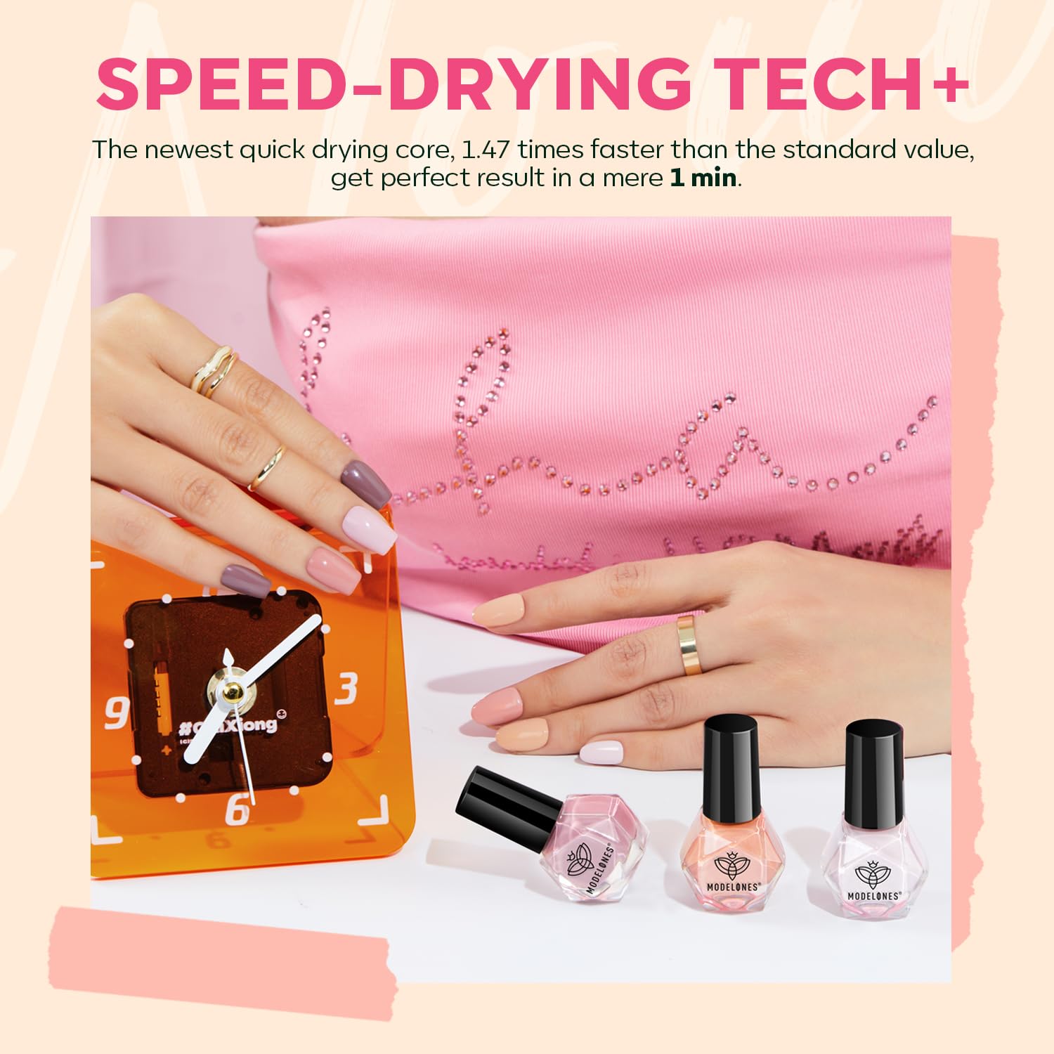Foto 5 | Set De Esmaltes De Uñas Modelones, 6 Colores, Nude, Rosa Y Marrón, Para Mujer - Venta Internacional.