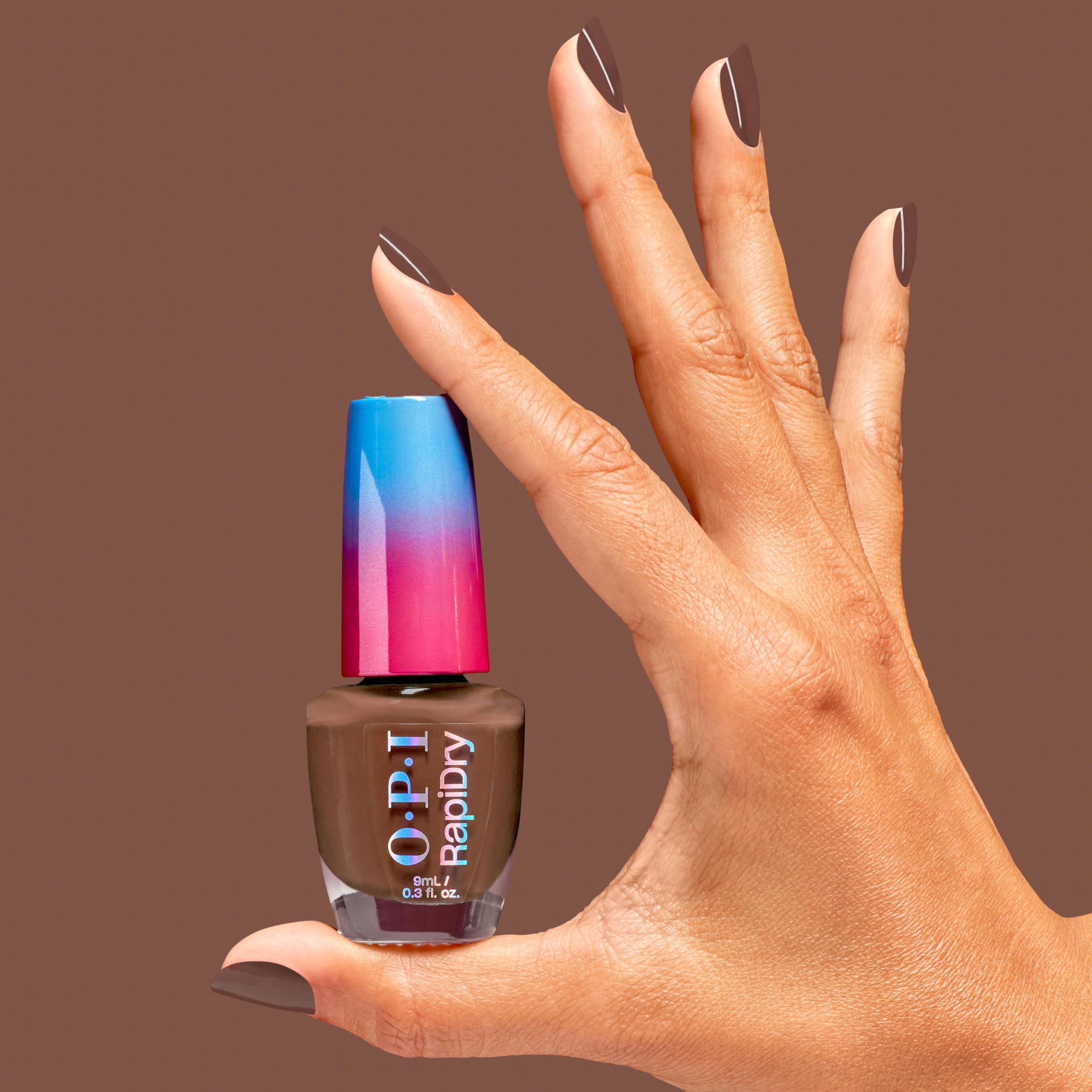 Foto 5 pulgar | Esmalte De Uñas Opi Rapidry Impromptu You Dark Brown Quick Dry - Venta Internacional.