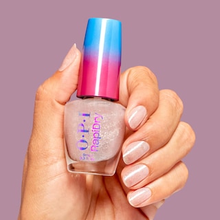 Foto 4 | Esmalte De Uñas Opi Rapidry Cheers To No Smears Soft Peach Glitter - Venta Internacional.