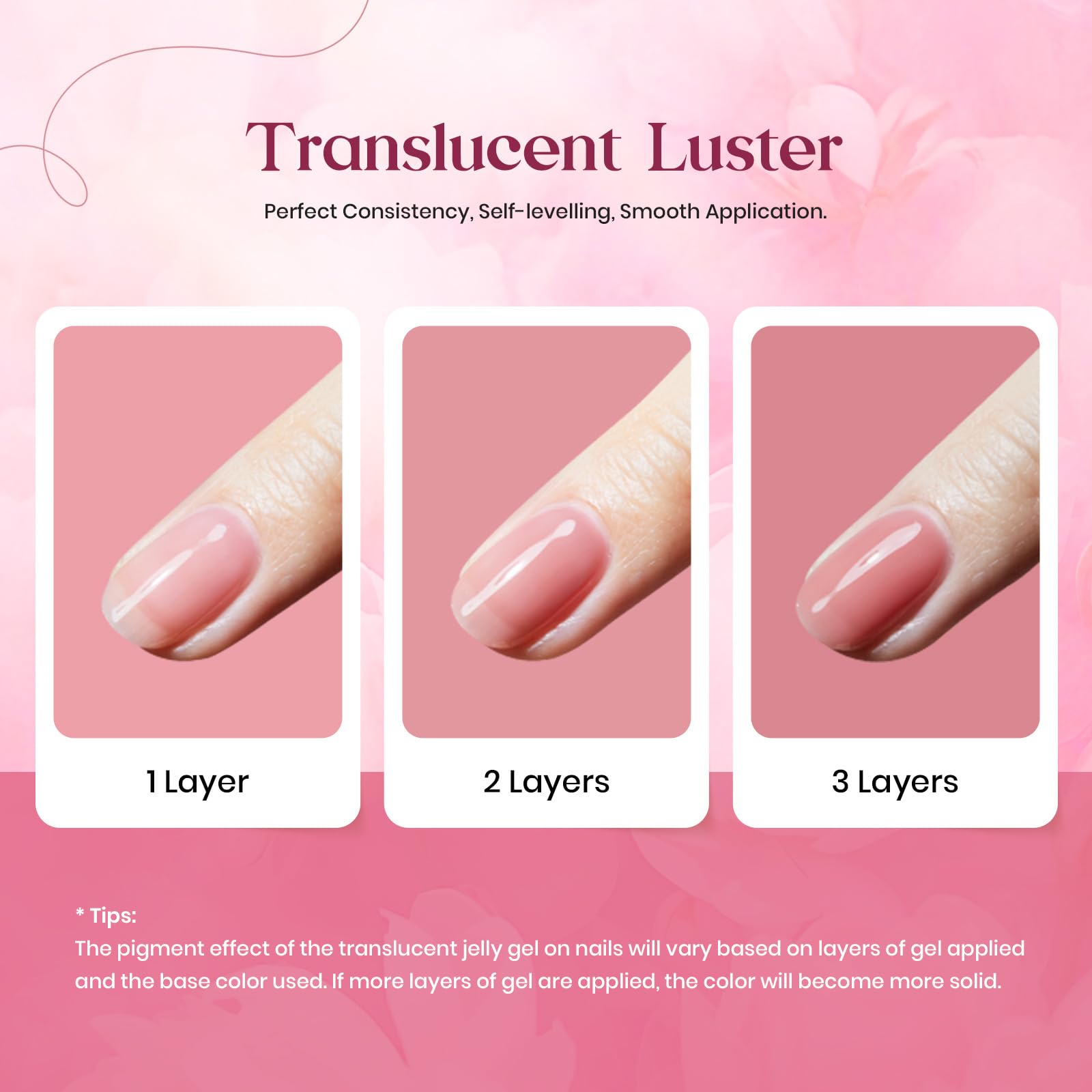 Foto 5 | Esmalte De Uñas En Gel Beetles Jelly, 6 Colores, Blanco Lechoso, Rosa Nude - Venta Internacional.