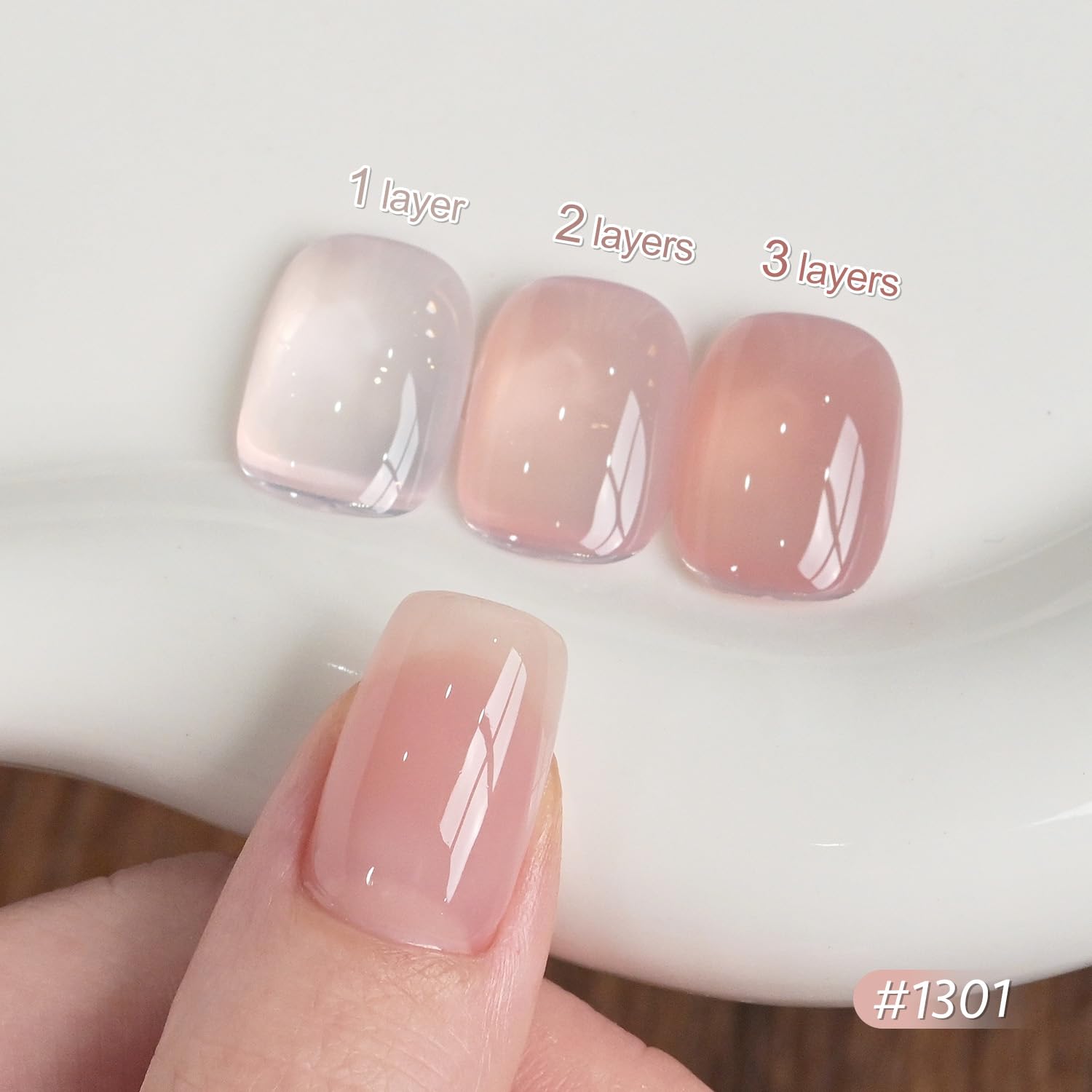 Foto 4 pulgar | Set De Esmaltes De Uñas Gaoy Jelly Nude Gel, 6 Colores, 7,3 Ml, Luz Uv - Venta Internacional.