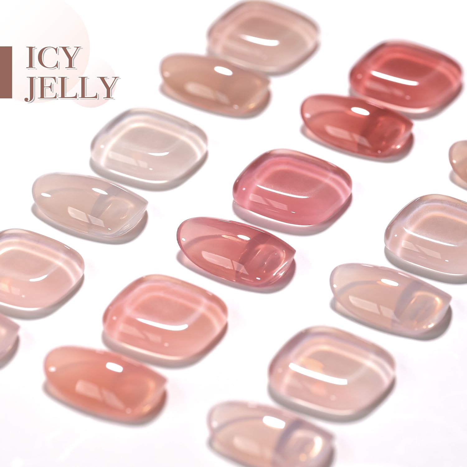 Foto 7 pulgar | Set De Esmaltes De Uñas Gaoy Jelly Nude Gel, 6 Colores, 7,3 Ml, Luz Uv - Venta Internacional.