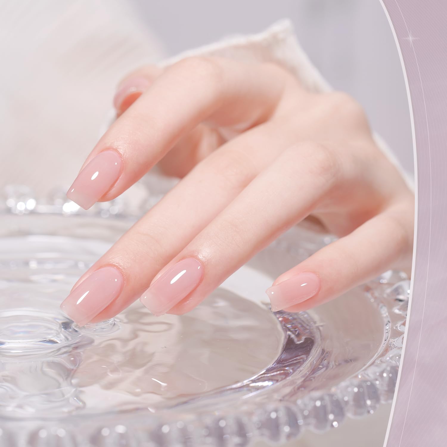 Foto 6 pulgar | Set De Esmaltes De Uñas Gaoy Jelly Blue Summer Gel 6 Colores, 7,3 Ml - Venta Internacional.