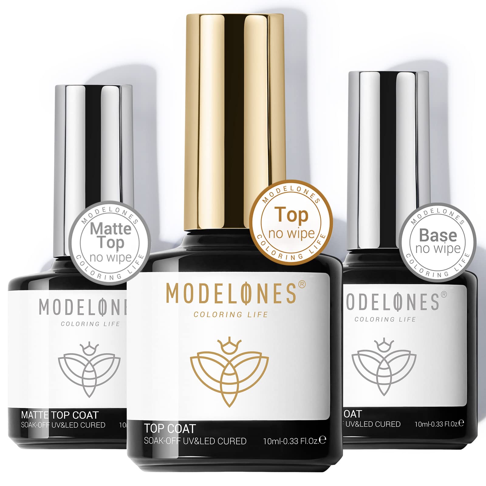 Foto 1 | Capa Base En Gel Para Esmalte De Uñas En Gel Modelones 10 Ml X3 - Venta Internacional.