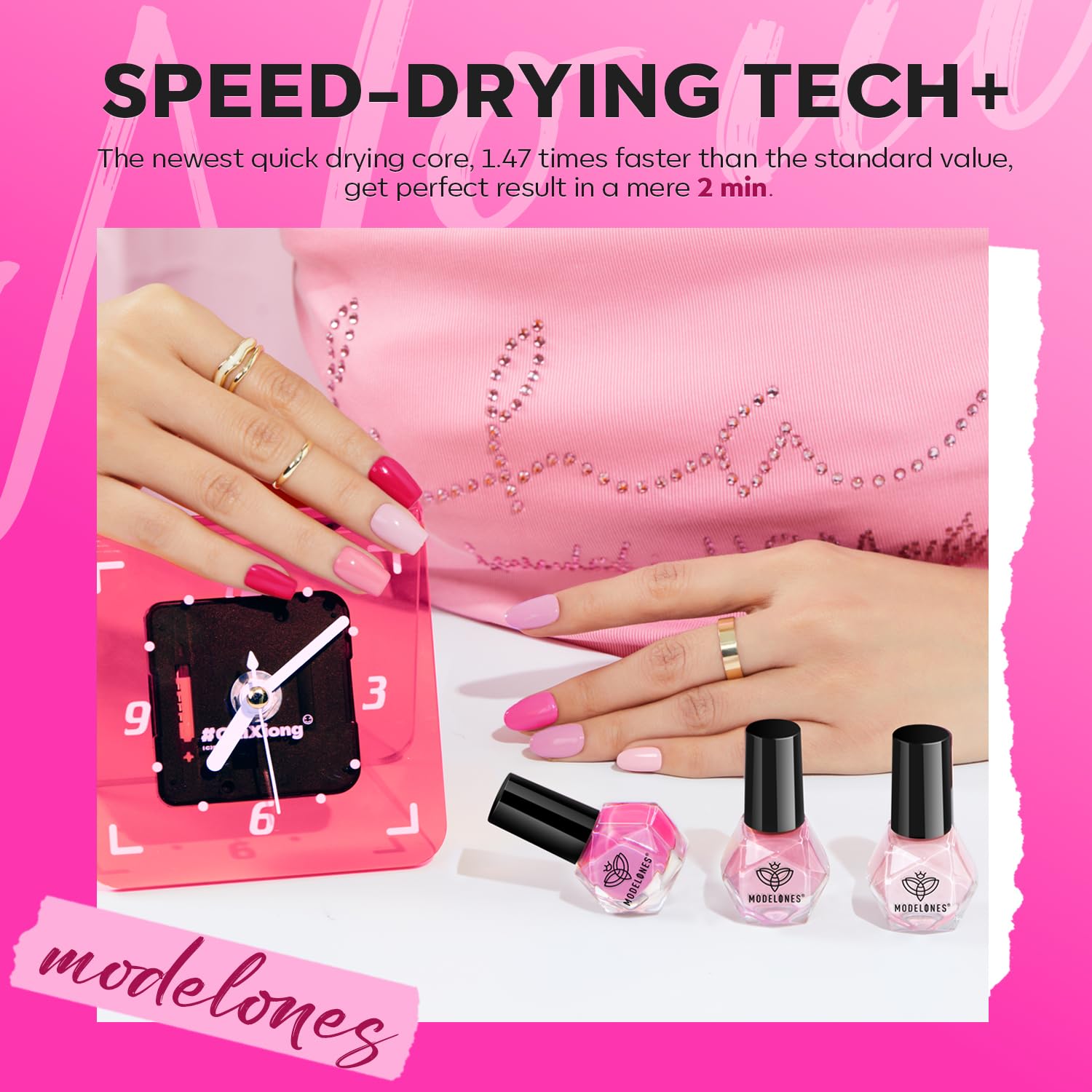 Foto 7 | Set De Esmaltes De Uñas Modelones, 6 Colores, Caja De Regalo De Primavera De 2025 - Venta Internacional.