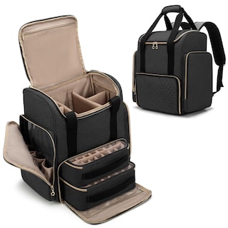Foto 1 | Mochila Organizadora De Esmaltes De Uñas Luxja Con Capacidad Para 70 Botellas, Color Negro - Venta Internacional.
