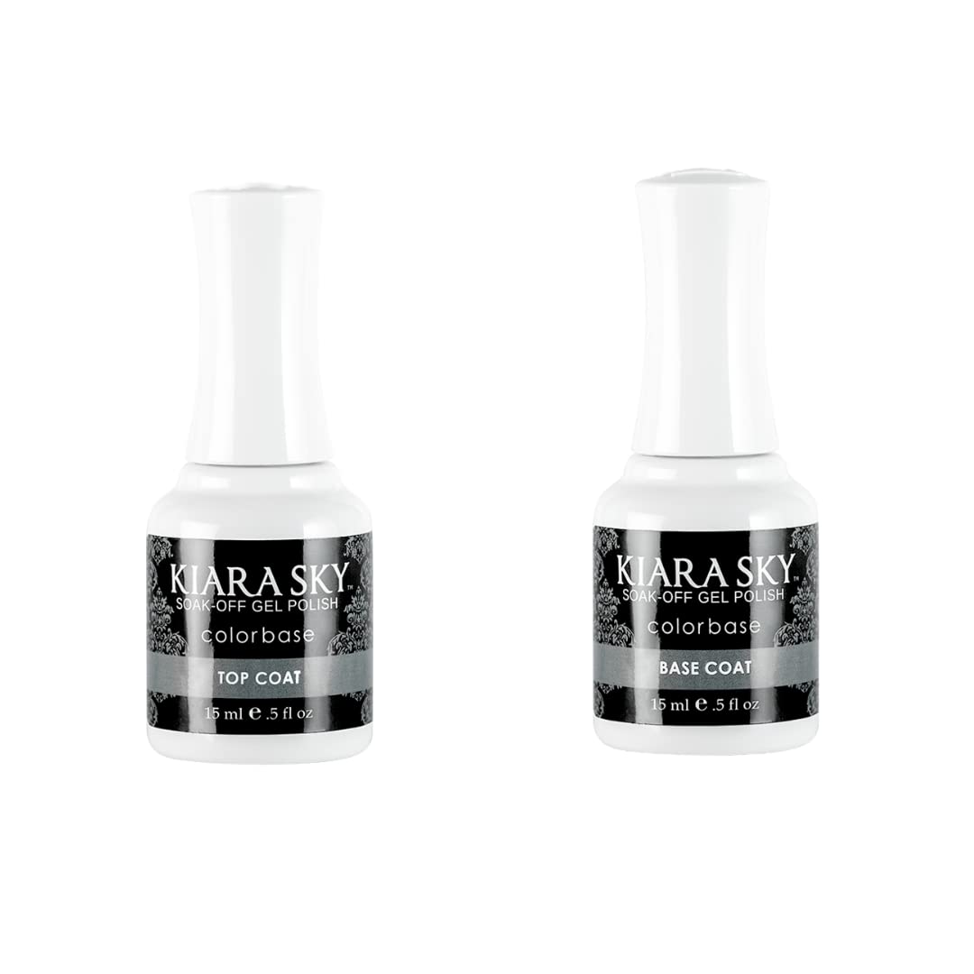 Esmalte De Uñas En Gel Kiara Sky Soak Off 15 Ml (capa Superior+capa Base) - Venta Internacional.