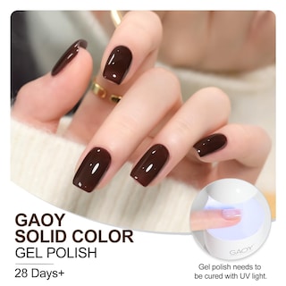 Foto 5 | Esmalte De Uñas En Gel Gaoy Molten Chocolate, 16 Ml, Remojo Con Rayos Uv/led - Venta Internacional.