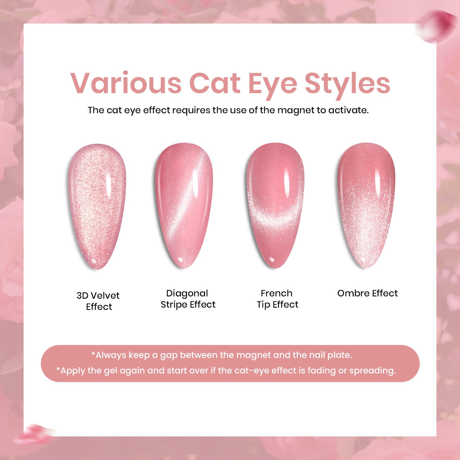 Foto 4 | Set De Esmaltes De Uñas Beetles Gel, 4 Colores, Ojo De Gato, Con Luz Uv - Venta Internacional.
