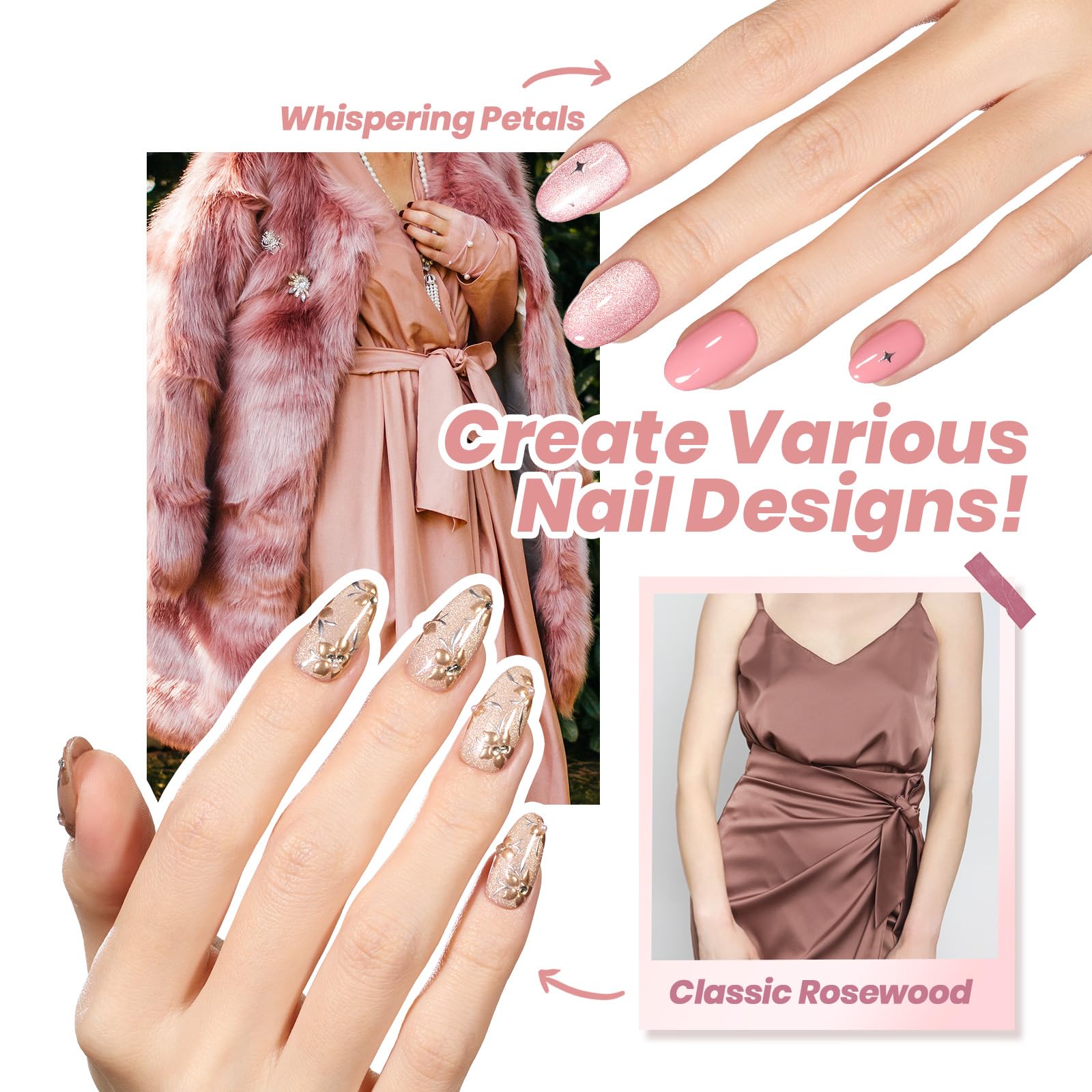 Foto 5 | Set De Esmaltes De Uñas Beetles Gel, 4 Colores, Ojo De Gato, Con Luz Uv - Venta Internacional.