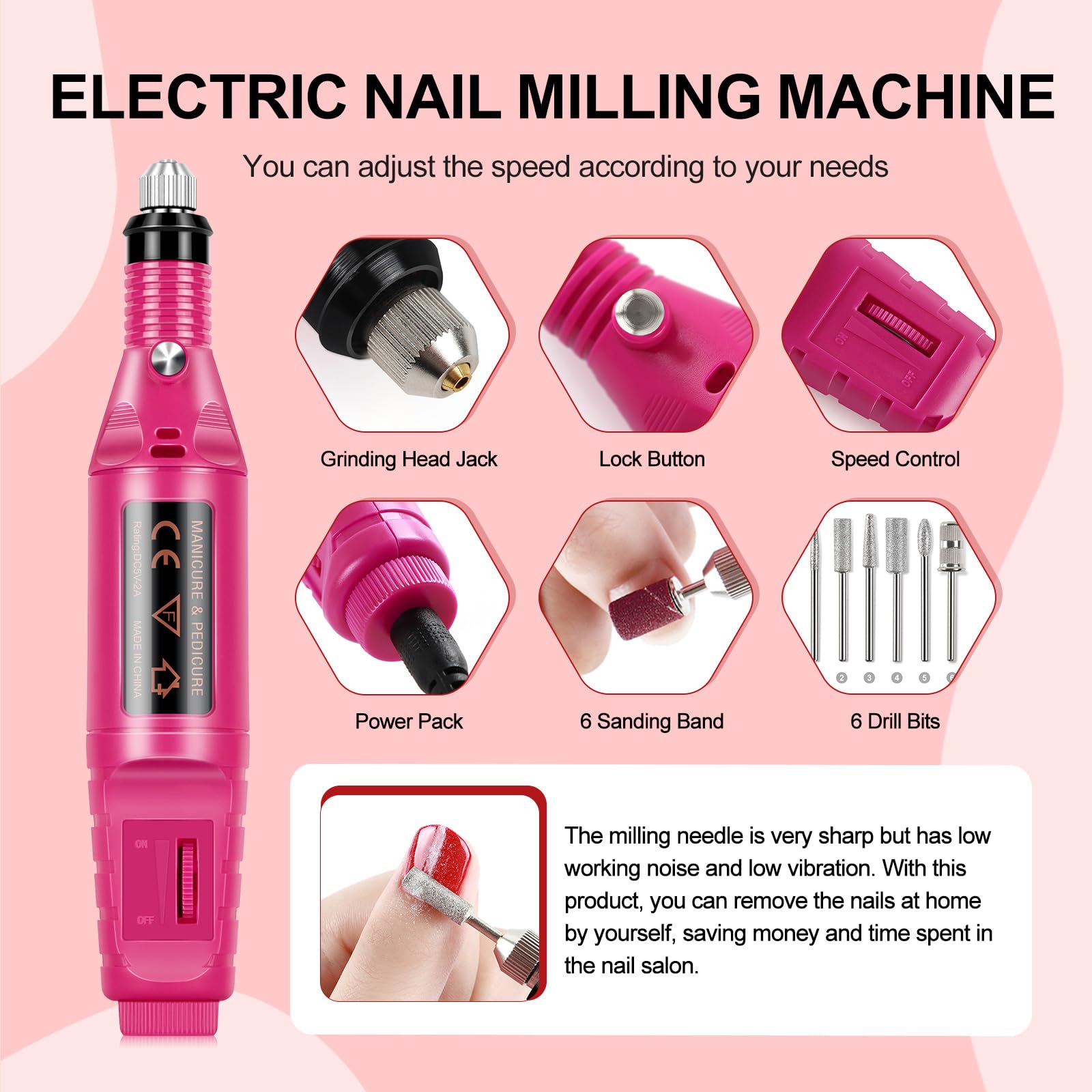 Foto 4 | Kit De Esmalte De Uñas En Gel Coscelia Con Luz Uv Y Taladro, 35 Colores - Venta Internacional.