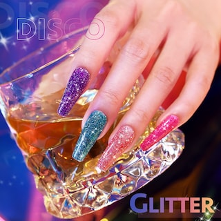 Foto 2 | Set De Esmaltes De Uñas Gaoy Disco Glitter Gel, 6 Colores Del Arcoíris, 7,3 Ml - Venta Internacional.