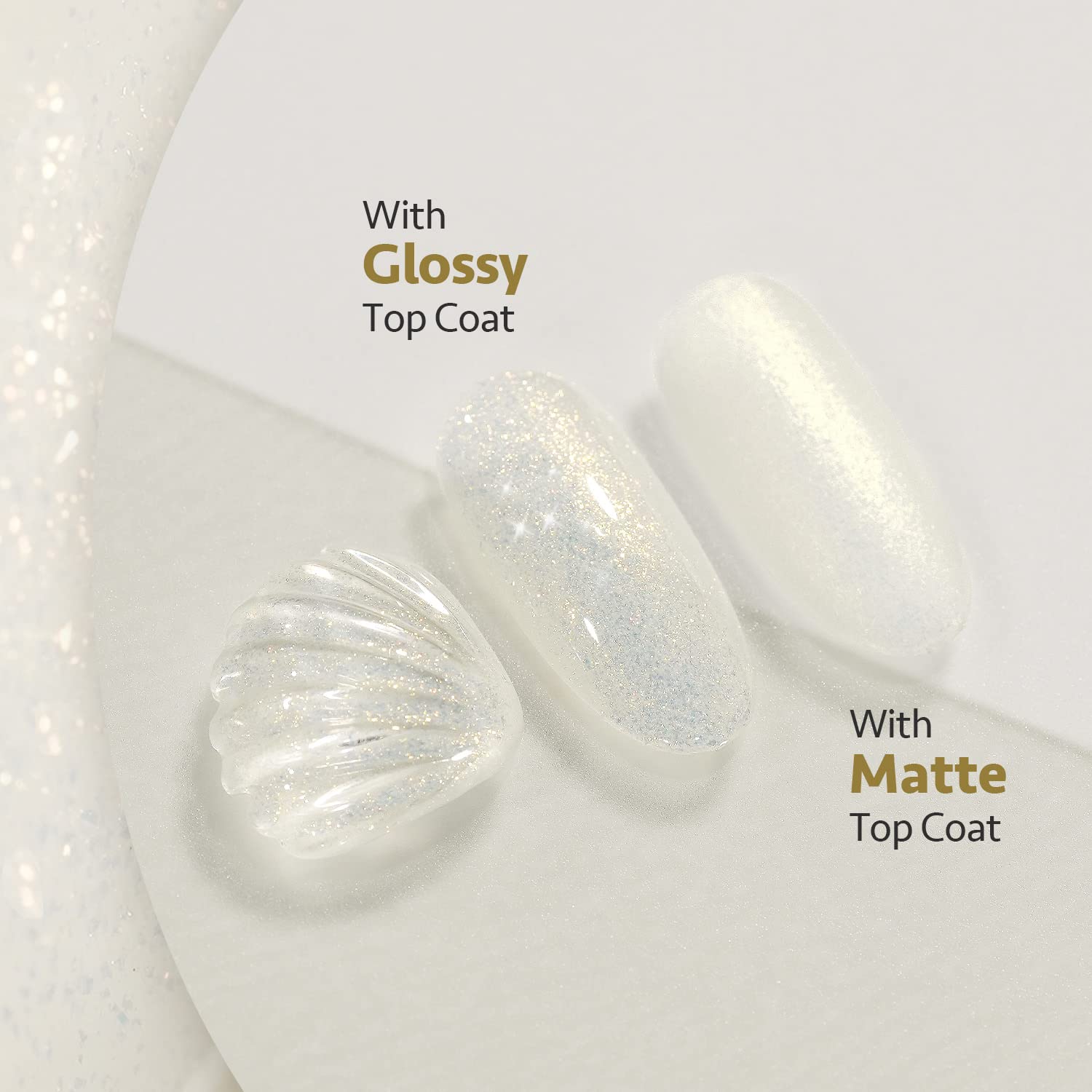 Foto 2 | Esmalte De Uñas Gaoy Shimmer Gel 16 Ml Translúcido Jelly Glitter - Venta Internacional.