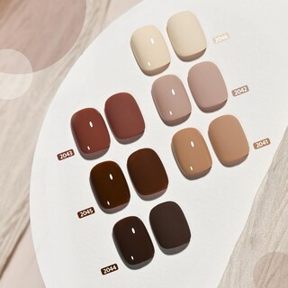 Foto 2 | Set De Esmaltes De Uñas En Gel Gaoy Nude Brown Fall, 6 Colores, 7,3 Ml - Venta Internacional.