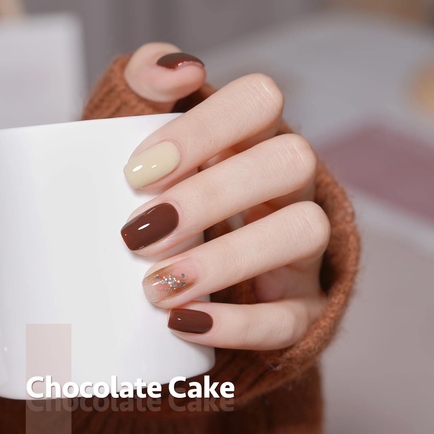 Foto 4 pulgar | Set De Esmaltes De Uñas En Gel Gaoy Nude Brown Fall, 6 Colores, 7,3 Ml - Venta Internacional.
