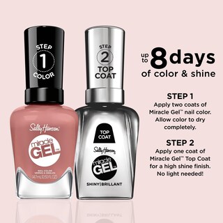 Foto 2 | Esmalte De Uñas Sally Hansen Miracle Gel Wild & Free Pink - Venta Internacional.