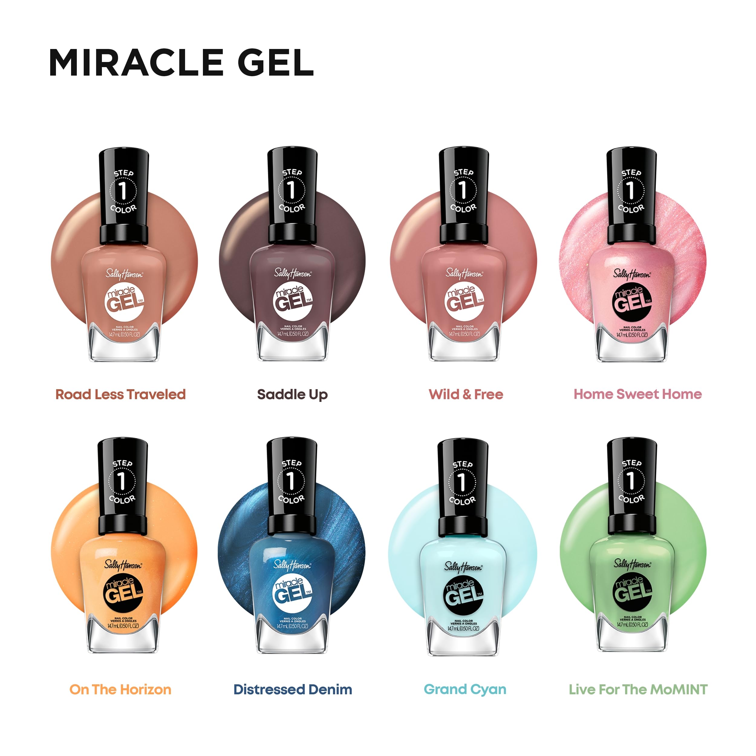 Foto 4 pulgar | Esmalte De Uñas Sally Hansen Miracle Gel Wild & Free Pink - Venta Internacional.