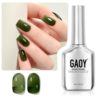 Foto 1 | Esmalte De Uñas Gaoy Jelly Gel 16 Ml, Color Verde Translúcido - Venta Internacional.