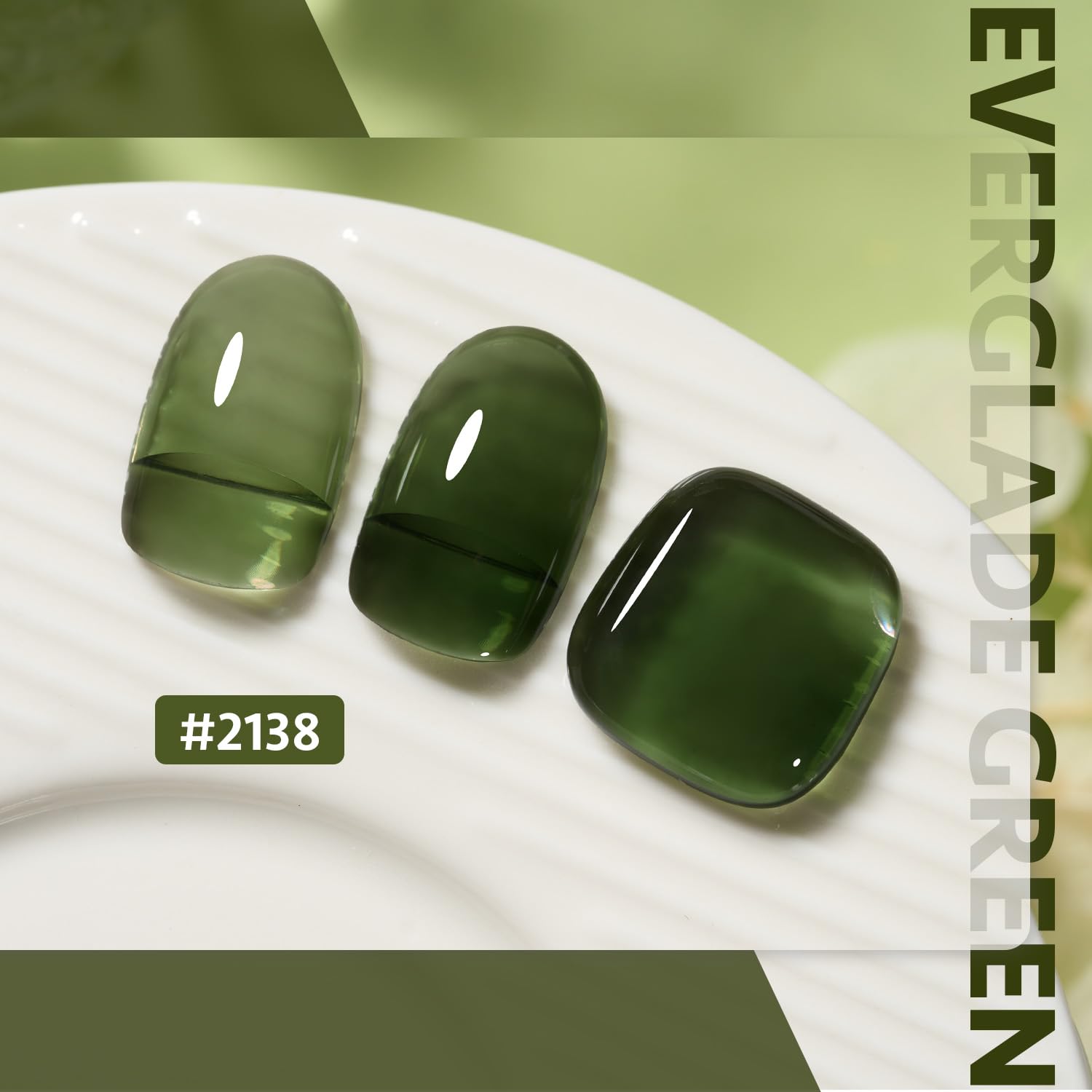Foto 2 | Esmalte De Uñas Gaoy Jelly Gel 16 Ml, Color Verde Translúcido - Venta Internacional.