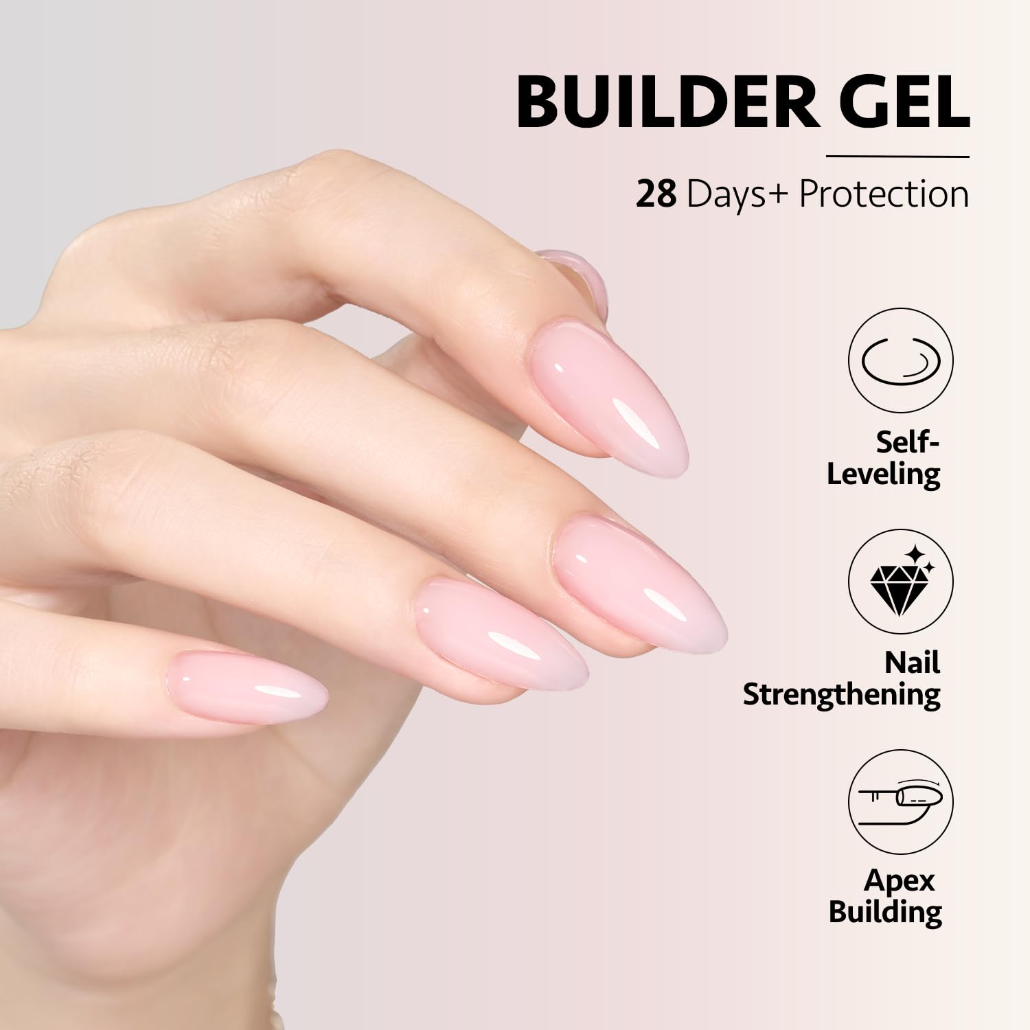 Foto 4 pulgar | Set De Gel Constructor Gaoy 6 Colores Para Uñas De 7,3 Ml Soak Off - Venta Internacional.
