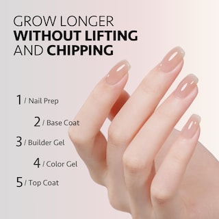 Foto 4 | Set De Gel Constructor Gaoy 6 Colores Para Uñas De 7,3 Ml Soak Off - Venta Internacional.