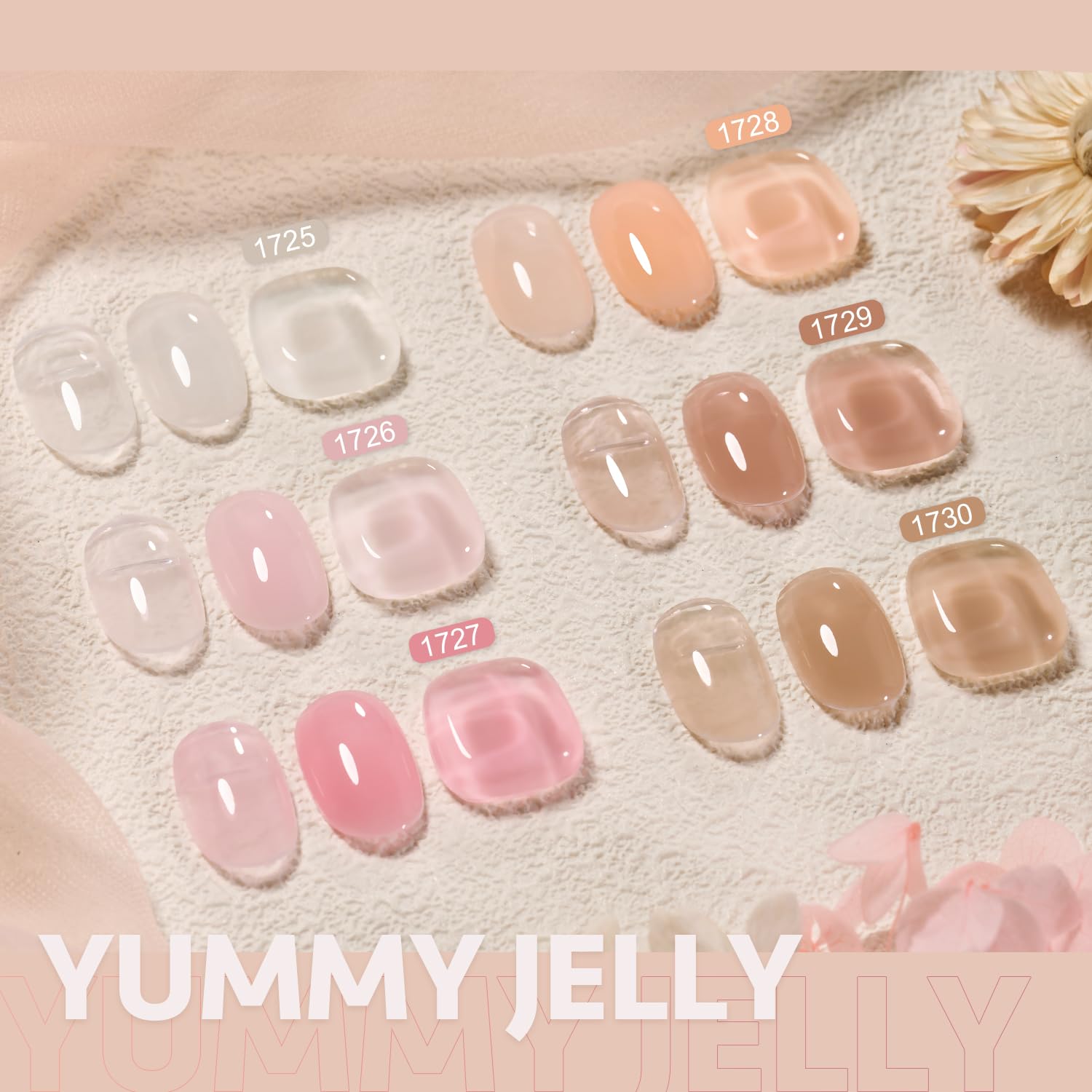Foto 6 | Set De Gel Constructor Gaoy 6 Colores Para Uñas De 7,3 Ml Soak Off - Venta Internacional.
