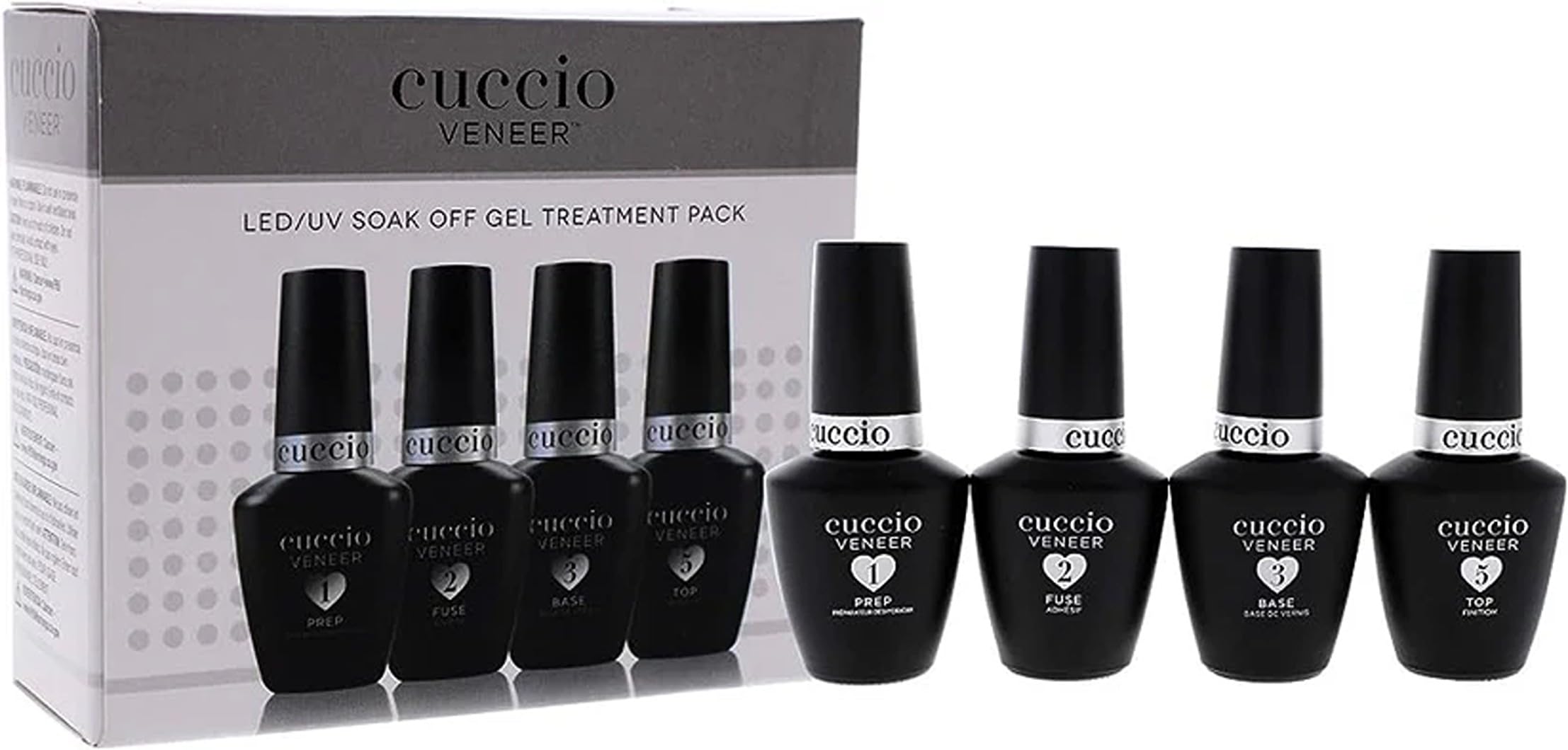 Foto 2 pulgar | Gel Polish System Cuccio Veneer, Paquete De Tratamiento De 13 Ml X 4 - Venta Internacional.