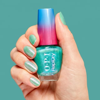 Foto 4 | Esmalte De Uñas Opi Rapidry Speed Of Bright Semi-sheer Blue Shimmer - Venta Internacional.